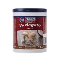 Variegato Lello Pasta Sabor Chocolate Branco Com Coco E Amendoas 1kg Fabbri