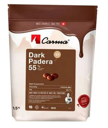 Chocolate Amargo Carma em Gotas 55% 1,50kg Callebaut