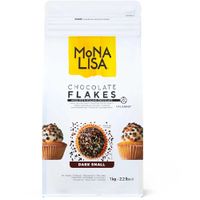 Granulado Choc Belga Dark Monalisa Flakes Small 1kg Callebaut