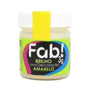 Brilho Para Decoração Amarelo 3g Fab