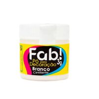 Pó para Decoração Branco Cintilante 3g Fab