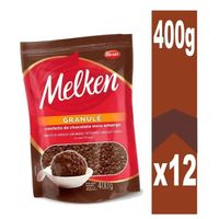 Kit 12 Granule Melken Meio Amargo 400g - Harald