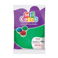 Açúcar Colorido Mil Cores Verde 500g Mavalério