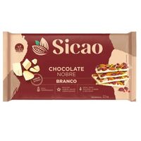 Chocolate Nobre Branco Barra 2,1kg Sicao