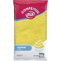 Confeito Açúcar Cristal Amarelo 500g Mix