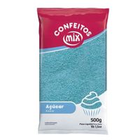 Confeito Açúcar Cristal Azul 500g Mix