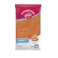 Confeito Açúcar Cristal Laranja 500g Mix