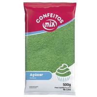 Confeito Açúcar Cristal Verde 500g Mix