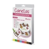 Canetas Tinta Alimentícia 8 Unidades Mago