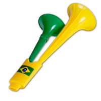 Buzina Do Brasil Com Duas Cornetas 23 Cm Wincy