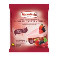Pó Para Preparo De Sobremesa Sabor Frutas Vermelhas 100g Mavalério