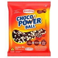 Choco Power Ball Mini Chocolate Preto e Branco 500g Mavalério