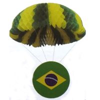 Enfeite Paraquedas Com Bandeirinhas Do Brasil Wincy