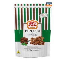 Pipoca Sabor Chocolate Com Menta 90g Big Poc