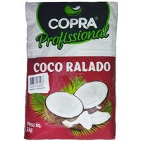 Coco Ralado Flocado úmiido E Adoçado 1kg Copra