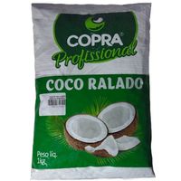 Coco Ralado Médio Padrão 1kg Copra