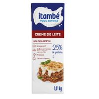 Creme De Leite 25% De Gordura 1,01kg Itambe