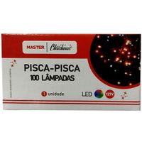 Pisca - Pisca 100 Lâmpadas Color Arroz 8 Funções 127v Master