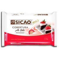 Cobertura de Chocolate Mais ao Leite Barra | 2,1kg Sicao