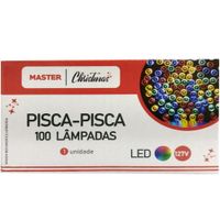 Pisca - Pisca 100 Lâmpadas Led Colorido 8 Funções 127v Master