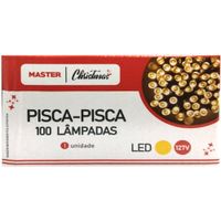 Pisca - Pisca Lâmpadas Led Branco Quente 8 Funções 127v Master