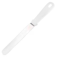 Espátula Confeiteiro Inox Gourmet Luxo Branca 24cm Kehome