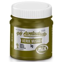Corante Em Pó Aveludado Fosco Verde Musgo 3g Mix