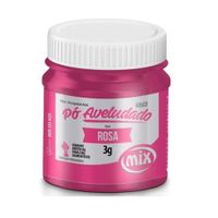 Corante Em Pó Aveludado Fosco Rosa 3g Mix