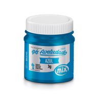 Corante Em Pó Aveludado Fosco Azul 3g Mix