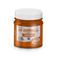 Corante Em Pó Aveludado Fosco Laranja 3g Mix