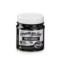 Corante Em Gel Preto Ameixa 15g Mix