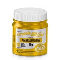 Corante Em Gel Amarelo Gema 15g Mix