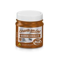 Corante Em Gel Marrom Chocolate 15g Mix