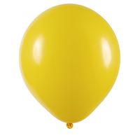 Balão Bexiga Redondo Número 5 Amarelo 50un Art Latex