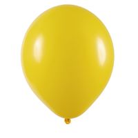 Balão Redondo N9 Amarelo Ouro 50un Art Latex