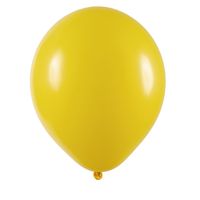 Balão Redondo N9 Amarelo Ouro 50un Art Latex