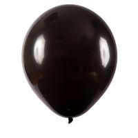 Balão Redondo N9 Preto 50un Art Latex