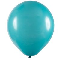 Balão Tradicional N8 Azul Turquesa 50un Art Latex