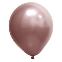 Balão Bexiga Cromado N12 Rose Gold 24un - Art Latex