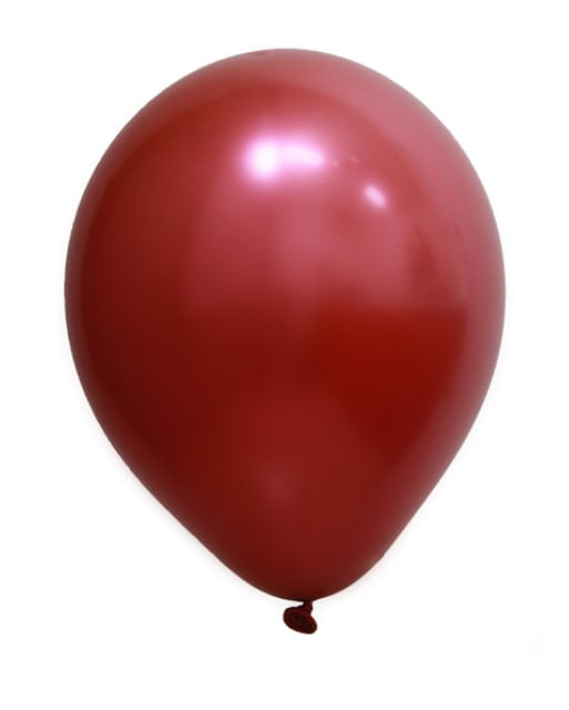 Balão Bexiga Cromado N5 Vermelho 25un - Art Latex
