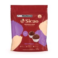 Granulado de Chocolate Meio Amargo 37% Cacau 300g Sicao