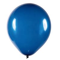 Balão Liso Linha Buffet Número 7 Azul Marinho 50un Art Latex