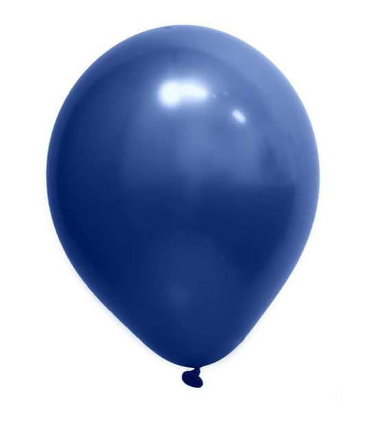 Balão Cromado N5 Azul 25un Art Latex
