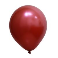 Balão Cromado N9 Vermelho 25un Art Latex