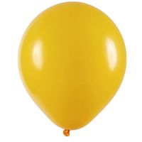 Balão Redondo N16 Amarelo Ouro 12un Art Latex