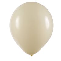 Balão Redondo N16 Marfim 12un Art Latex