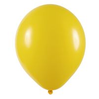 Balão Redondo N16 Amarelo 12un Art Latex