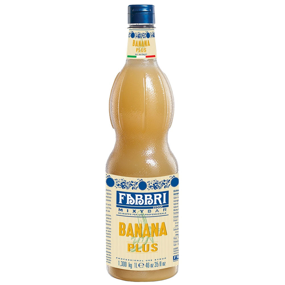 Xarope Para Drinks Banana Plus 1l Fabbri - Colibri Festas