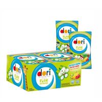 Bala De Gelatina Regaliz Flor Recheada 12x15g Display 180g Dori