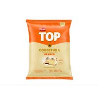 Cobertura Fracionada Top Sabor Chocolate Branco Gotas 1,010kg Harald